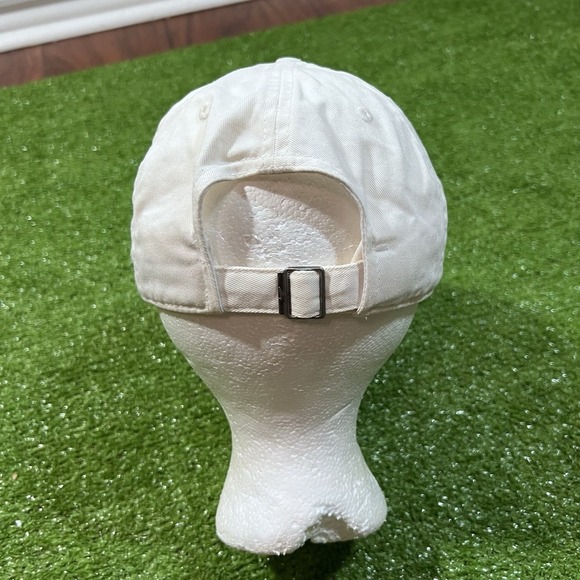 Y2K Nike Hat Adjustable Swoosh Logo Hat Black On White Silver Tag "just Do It" - Picture 3 of 4